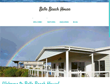Tablet Screenshot of bellebeachhouse.com.au